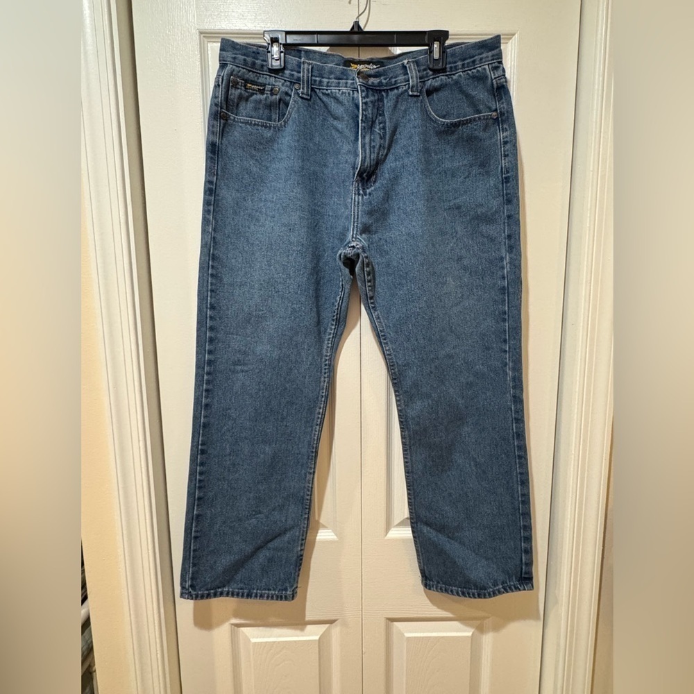 Men's vintage Zepplin Blue Jeans. Size 38x30. GUC
